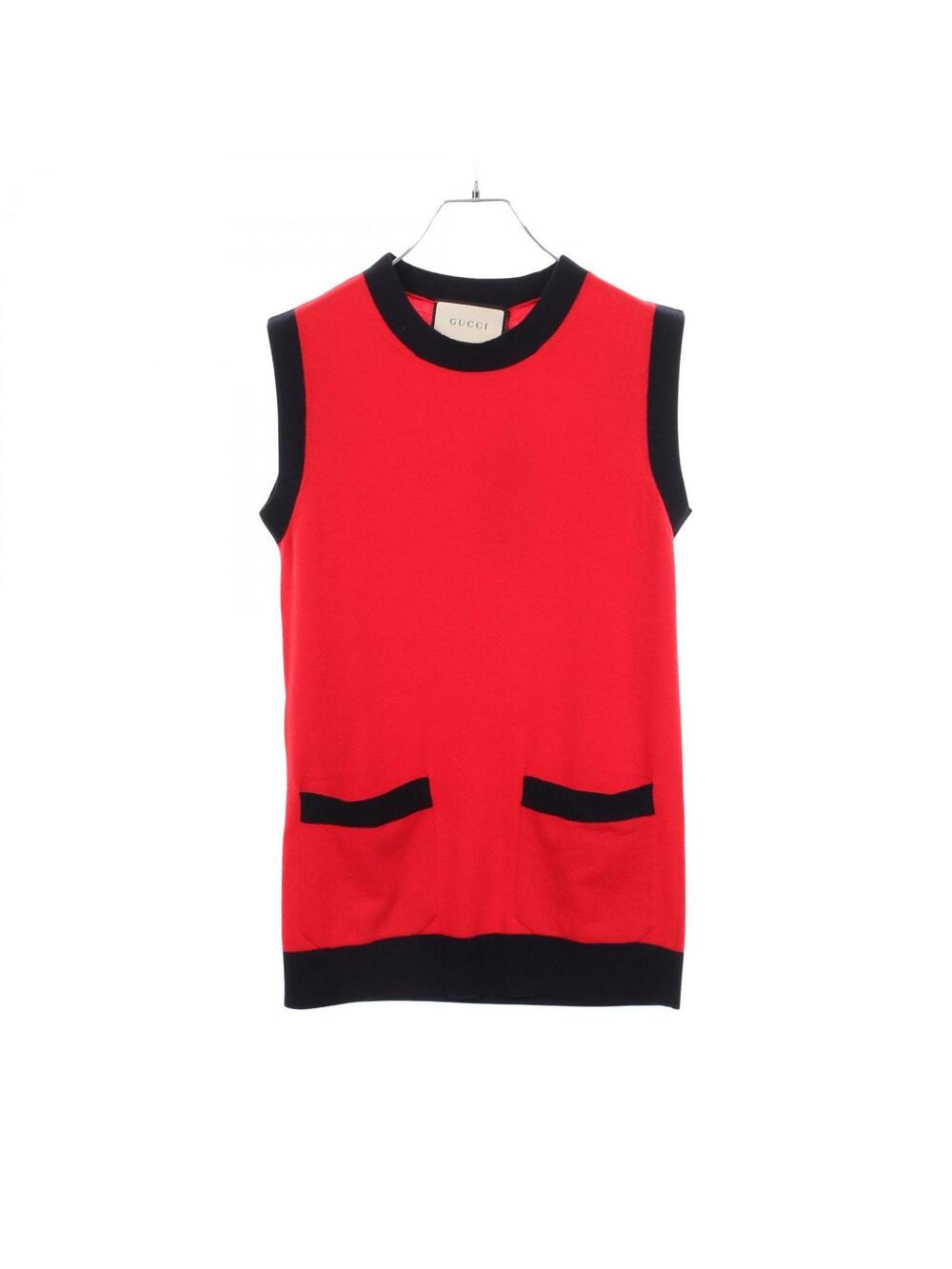 Gucci Knit Vest Sleeveless Sweater Top #344511G39B